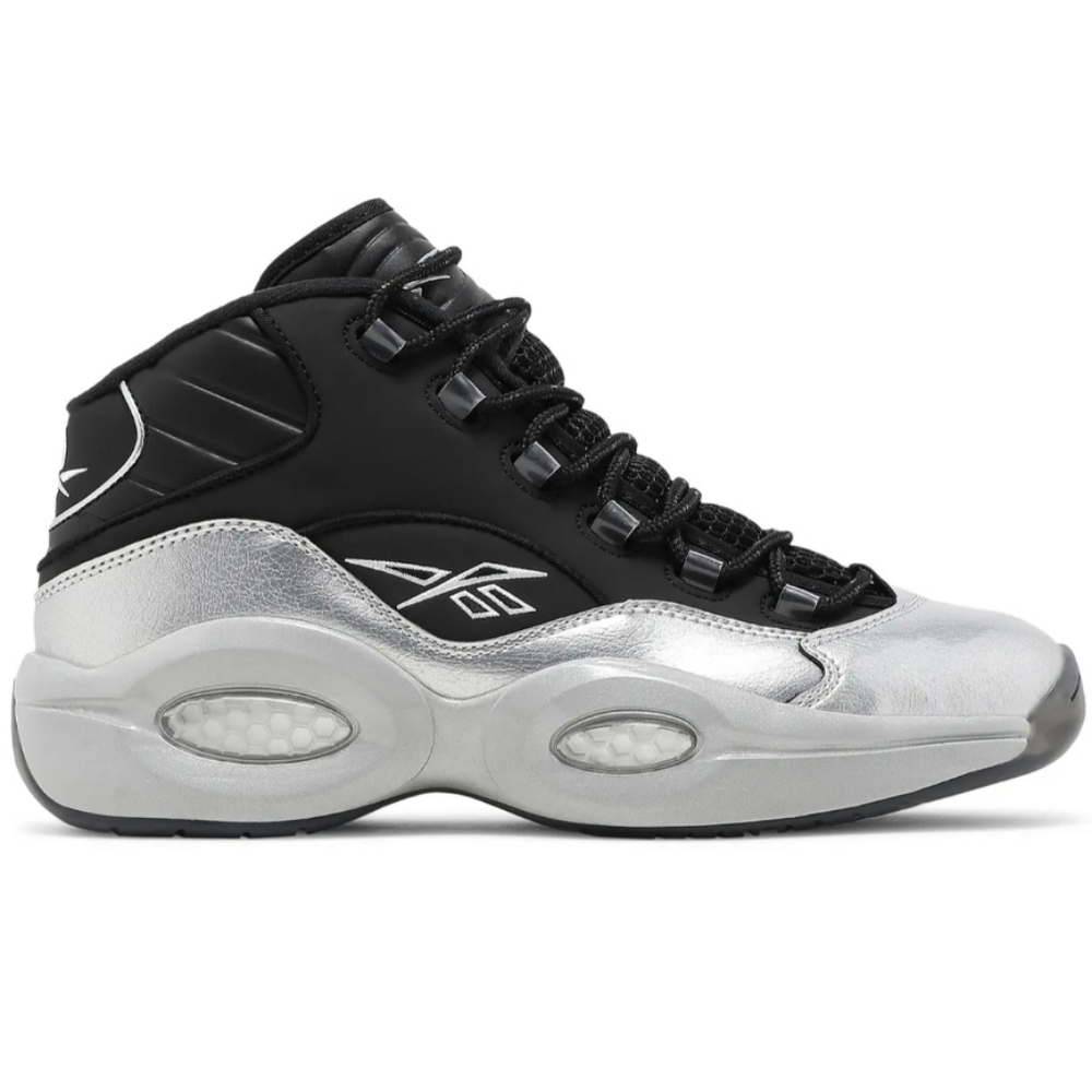 Reebok Question Mid 'I3 Motorsports GX7925 Athletic Shoes Black Silver